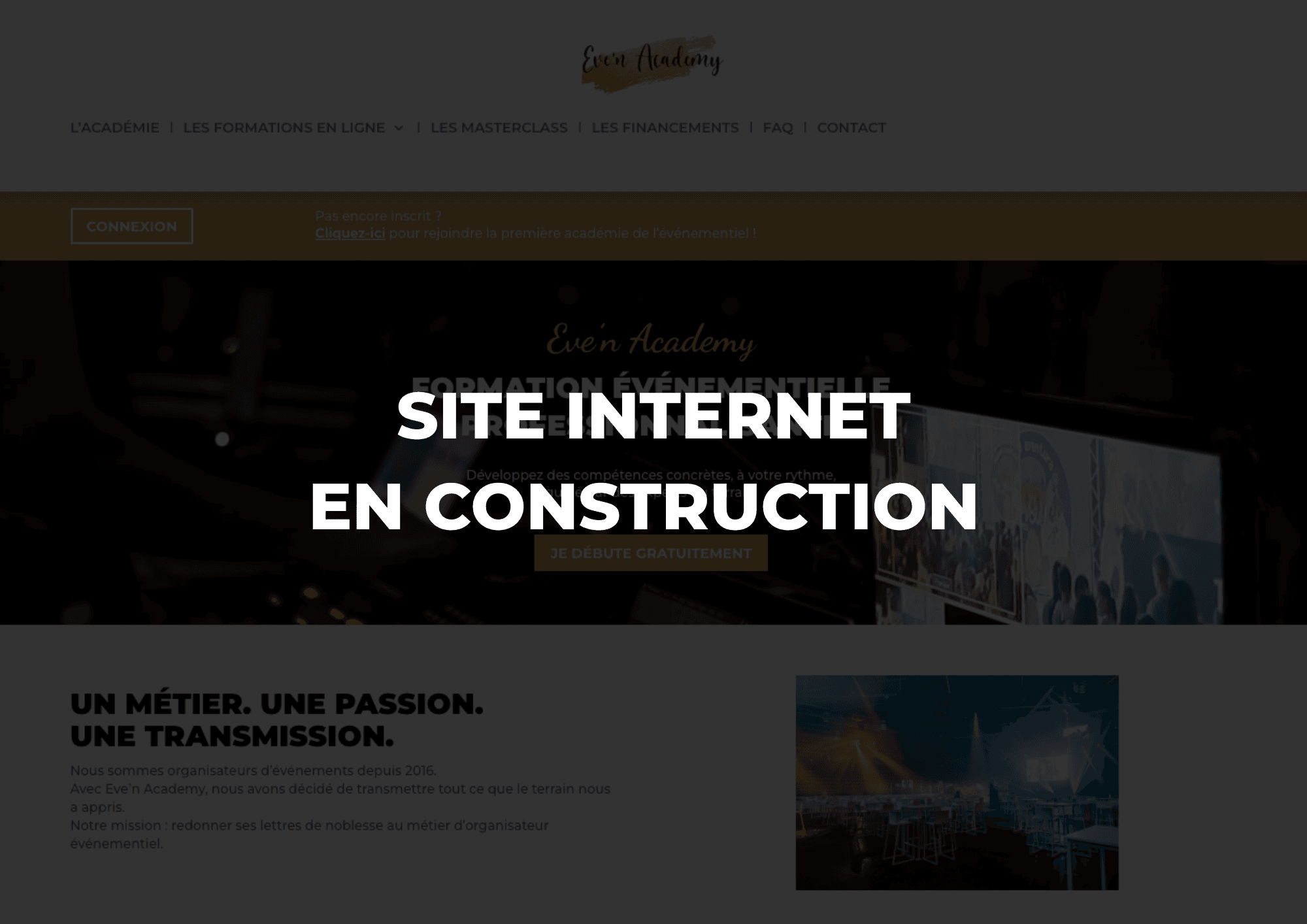 even-academy-en-construction
